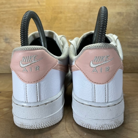 Nike Air Force 1 07 Next Nature Womens Sz 7.5 Shoes Sneakers White/Arctic Orange - Picture 4 of 8